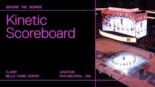 Wells Fargo Center Kinetic Scoreboard 2019