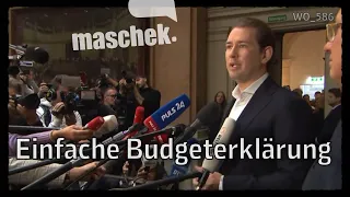 Maschek - Einfache Budgeterklärung WÖ_586