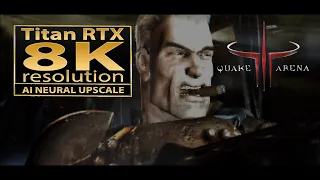 Quake III intro cinematic 8K |  redrawn by AI pixel manipulation in 8K UHD | Artistic Bytes