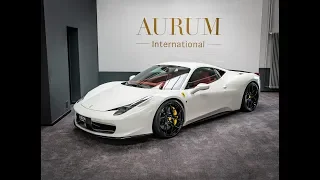 FERRARI 458 ITALIA BIANCO AVUS *CAPRISTO* *NOVITEC* Walkaround by AURUM International