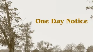 One Day Notice (Comedy Short Film)