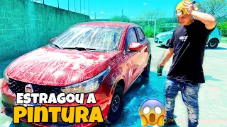 SUJEI TODO O CARRO NOVO DO MEU AMIGO/ELE SURTOU😳