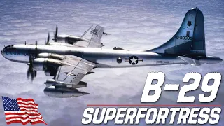 Boeing B-29 Superfortress | The 4 Engine Heavy Bomber Aircraft That Changed History | Upscaled Video