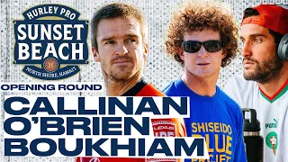 Ryan Callinan, Liam O'Brien, Ramzi Boukhiam | Hurley Pro Sunset Beach 2024 - Opening Round