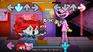 FNF Playtime ( Poppy Incredible Doll vs Kissy Missy ) | Poppy Playtime (New Characters) | FNF Mods