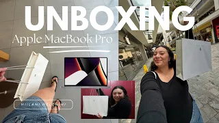 macbook pro 14" 2023 unboxing | customize & set up | M3 chip*