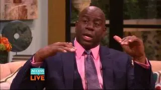 Magic Johnson shares memories of working with MJ (Access Hollywood Live)