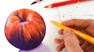 How to use Watercolor Pencils : REAL BEGINNER VS ARTIST