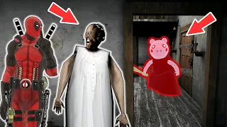 Piggy vs Deadpool vs Granny - Hide and Seek - funny horror animation (part 9)