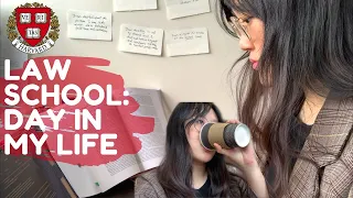 Day in the Life of a Harvard Law Student: lunch talks, meetings + so much reading! | ft. Ana Luisa