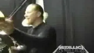 James Hetfield playing the drums [2008]