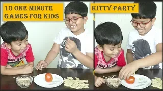 One Minute Games | 10 new kids party games and kitty party games | 10 party games