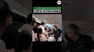 😲😲 Viral Video: Two Men Get Into Heated Brawl Onboard Indian Flight #shorts #viral