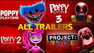 TODOS los TRAILERS de POPPY PLAYTIME/PROJECT PLAYTIME