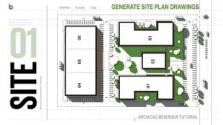 ArchiCAD Best Way To Generate Site Plan Drawing | Beginner Tutorial