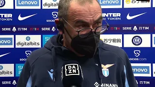 Sarri: L’INDICE DI LIQUIDITA NON HO CAPITO COSA CAZ*O SIA! Inter - Lazio intervista post-partita