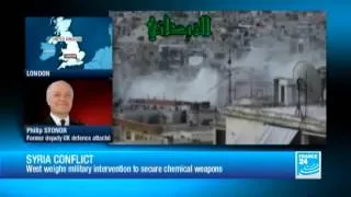 Syria conflict : West weights military intervention to secure chemical weapons