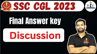 SSC CGL 2023 Final Answer key| Discussion | Aspirants issue