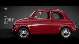 【観賞用】FIAT 500F 1968 イタレリ プラモデル ミニカー