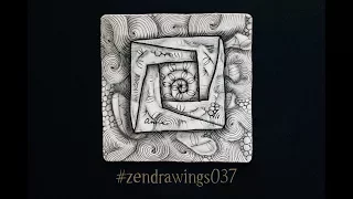 ДЕНЬ 37 | РИСУНКИ В СТИЛЕ ЗЕНТАНГЛ  ✏️  В ПРЯМОМ ЭФИРЕ | #ZENЭКСПЕРИМЕНТ