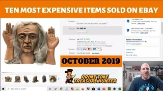 Top 10 Most Expensive Items Sold in My Ebay Store in October 2019