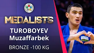 TUROBOYEV Muzaffarbek Bronze medal Judo Tashkent Grand Slam 2021