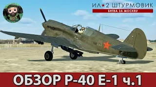 ИЛ-2 Штурмовик : Обзор P-40 E-1 ч.1