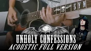 Unholy Confessions (Avenged Sevenfold) - Acoustic Guitar Cover Full Version