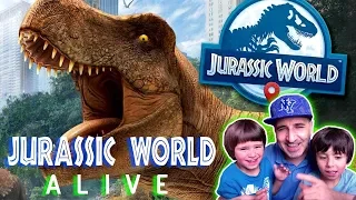 JURASSIC WORLD ALIVE 🦖 DINOSAURIOS EN LA CIUDAD 🦕  juegos android e ios para jugar en familia