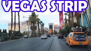 Driving through LAS VEGAS STRIP in 2022 (From Mandalay Bay to the Strat Hotel)