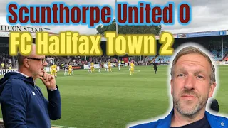 Scunthorpe United 0 - 2 FC Halifax Town