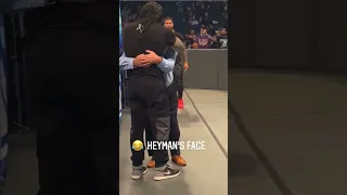 Roman Reigns Hugs Crying Paul Heyman After He Fights With A Fan | Muzammil Khan