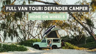 Full Van Tour: Land Rover Defender Campervan Conversion for Vanlife