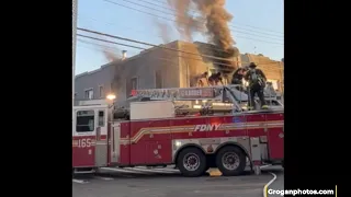 FDNY Rescues Two From Fire in St Albans Queens
