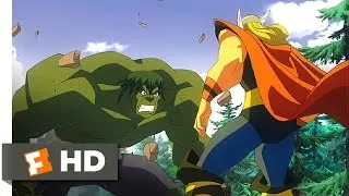 Hulk Vs. (2009) - Puny God Scene (3/5) | Movieclips