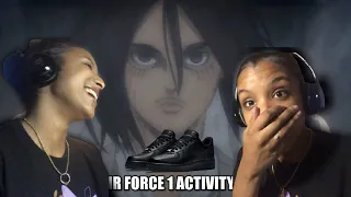 Eren living the thug life ShyRoyals Reacts Too eren has black Air Force cjdachamp