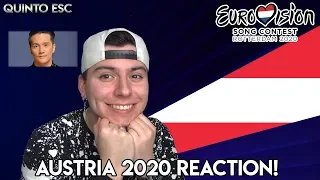 Vincent Bueno - Alive Reaction - Eurovision 2020 (Austria) - Quinto ESC