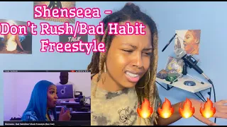 Shenseea - Bad Habit/Don't Rush Freestyle (Raw Cut) | Reaction