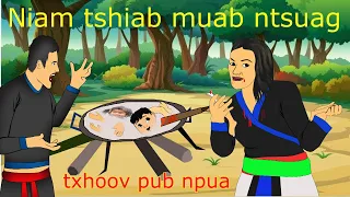 Niam tshiab muab tub ntsuag txhoov hau pub npua  8.11.2022