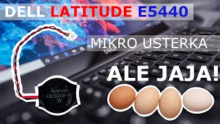 DELL LATITUDE E5440 BRAK REAKCJI NA WŁĄCZNIK - PROSTA NAPRAWA