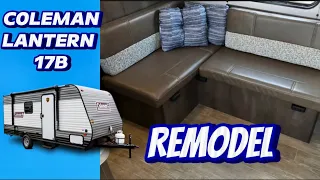 RV Renovation: Coleman 17B Dinette Transformation To MAXIMIZE SPACE