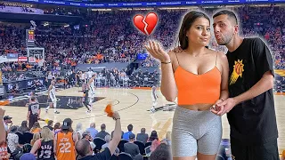 I TOOK MY EX-GIRLFRIEND TO THE NBA FINALS!! **Down bad**