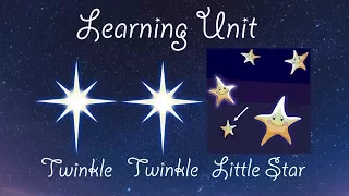 Learn English with PicLily! Twinkle Twinkle - Dance Picture Lyrics Drum Glockenspiel