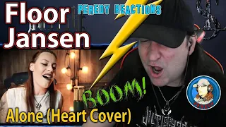 Alone - Heart cover by Floor Jansen (Reaction!!!) - MELTS ME!