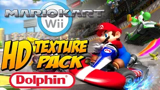 MARIO KART WII HD GRAPHIC PACK | Dolphin | Performance Test | Graphic Pack comparison