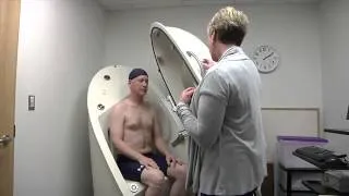 BOD POD body composition assessment at University of Virginia Exercise Physiology Core Laboratory