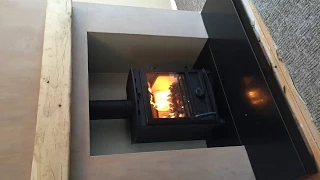 Step by step Fireline multi fuel stove installation with no chimney breast