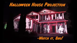 Halloween House Projection 2022