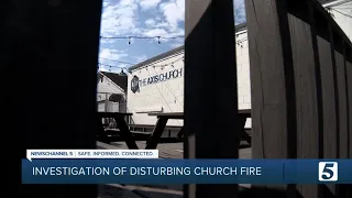 Video: Fiery object thrown into window of Germantown church; ATF investigating
