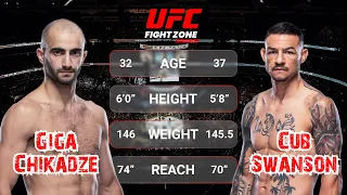 Giga Chikadze vs Cub Swanson Full Fight